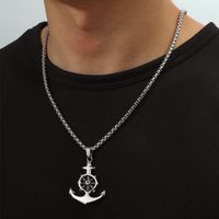 Retro Anchor Pendant Necklace Wholesale Nihaojewelry main image 1