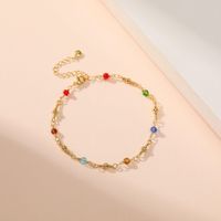 Copper Crystal Adjustable Fine Anklet Wholesale Jewelry Nihaojewelry main image 1
