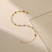 Copper Crystal Adjustable Fine Anklet Wholesale Jewelry Nihaojewelry main image 6