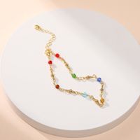 Copper Crystal Adjustable Fine Anklet Wholesale Jewelry Nihaojewelry main image 5