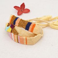 Ethnischen Stil Farbige Baumwolle Gewebt Elastisches Armband Großhandel Schmuck Nihaojewelry main image 2