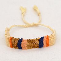 Ethnic Style Colored Cotton Woven Elastic Bracelet Wholesale Jewelry Nihaojewelry main image 5