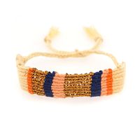 Ethnic Style Colored Cotton Woven Elastic Bracelet Wholesale Jewelry Nihaojewelry main image 6