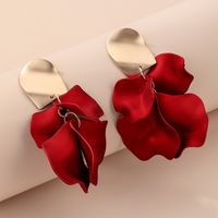 Fashion Rose Flower Earrings Wholesale Nihaojewelry main image 1