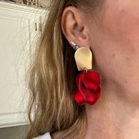 Fashion Rose Flower Earrings Wholesale Nihaojewelry main image 5