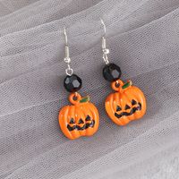 Halloween Series Ghost Face Pumpkin Ear Hooks Wholesale Nihaojewelry main image 4