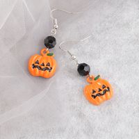 Halloween Series Ghost Face Pumpkin Ear Hooks Wholesale Nihaojewelry main image 5