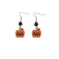 Halloween Series Ghost Face Pumpkin Ear Hooks Wholesale Nihaojewelry main image 6
