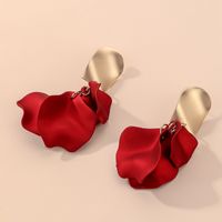 Fashion Rose Flower Earrings Wholesale Nihaojewelry sku image 1