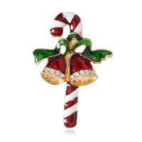 Cute Christmas Bells Scepter Brooch Wholesale Accessories Nihaojewelry sku image 1