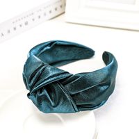 Women's Glam Solid Color Plastic Criss Cross Hair Band sku image 2