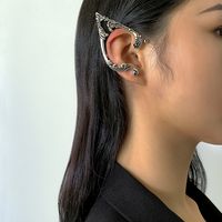 Retro Irregular Auricle Elves Three-dimensional Ear Bone Clip Wholesale Nihaojewelry sku image 2