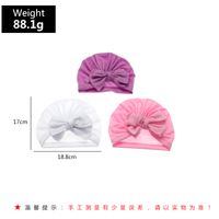 Creative Fan-shaped Solid Color Bowknot Children's Headband Wholesale Nihaojewelry main image 7
