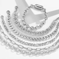 Fashion Geometric Metal Chain Multi-layer Set Bracelet Wholesale Jewelry Nihaojewelry main image 5
