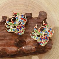 Halloween Color Diamond Earrings Wholesale Nihaojewelry sku image 1