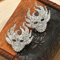 Halloween Color Diamond Earrings Wholesale Nihaojewelry sku image 2