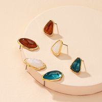 Retro Water Drop Asymmetric Earrings Wholesale Nihaojewelry main image 1