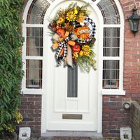 Thanksgiving Day Sunflower Pumpkin Garland Simulation Plant Door Hanging Wholesale Nihaojewelry main image 3