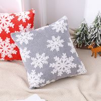 Christmas Snowflake Print Pillowcase Wholesale Nihaojewelry main image 3