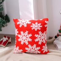 Christmas Snowflake Print Pillowcase Wholesale Nihaojewelry main image 4