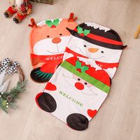 Cartoon Snowman Old Man Dining Table And Chair Backrest Cover Christmas Decoration Wholesale Nihaojewelry main image 4