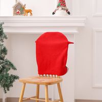Cartoon Snowman Old Man Dining Table And Chair Backrest Cover Christmas Decoration Wholesale Nihaojewelry main image 5