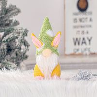 Cross-border Easter Faceless Doll Ornaments Desktop Cartoon Rabbit Doll Decoration Holiday Decoration Scene Layout main image 5