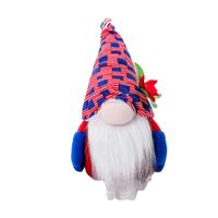Hong Kong Love American Independence Day New Faceless Doll Pointed Hat Men And Women Double Dwarf Creative Home Decoration main image 6