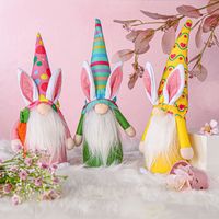 Easter Bunny Color Long Hat Dwarf Doll Decoration Wholesale Nihaojewelry main image 3