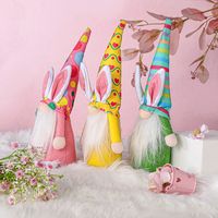 Easter Bunny Color Long Hat Dwarf Doll Decoration Wholesale Nihaojewelry main image 4