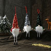 Christmas Long Legs Faceless Glowing Doll Decoration Wholesale Nihaojewelry main image 3