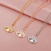New Demon Eye Pendent Alloy Necklace Wholesale Nihaojewelry main image 3