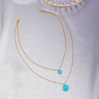 Nouveau Collier Pendentif Coeur Nectarine Multicolore Multicouche En Gros Nihaojewelry main image 4