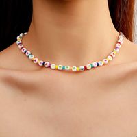 Neue Acryl Handgemachte Perlen Herz Halskette Armband Fußkettchen Großhandel Nihaojewelry main image 6