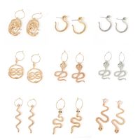 Retro Snake-shaped Long Earrings Wholesale Nihaojewelry main image 1