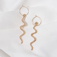 Retro Snake-shaped Long Earrings Wholesale Nihaojewelry main image 5
