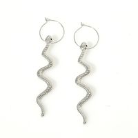 Retro Snake-shaped Long Earrings Wholesale Nihaojewelry main image 4