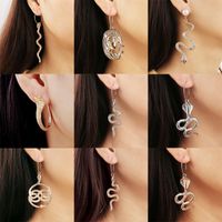 Retro Snake-shaped Long Earrings Wholesale Nihaojewelry main image 3