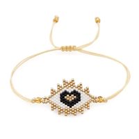 Leopard Pattern Diamond Miyuki Bead Woven Ethnic Style Bracelet Wholesale Jewelry Nihaojewelry main image 4