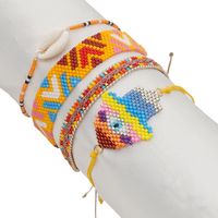 Palm Beaded Miyuki Bead Woven Geometric Multi-layered Bracelet Wholesale Jewelry Nihaojewelry main image 5