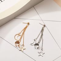 Retro Alloy Five-pointed Star Moon Non-pierced Ear Clips Wholesale Jewelry Nihaojewelry main image 5