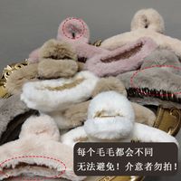 Korean Style Plush Solid Color Large Catch Clip Wholesale Nihaojewelry main image 6