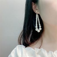 Pearl Hollow Drop-shaped Retro Earrings Wholesale Jewelry Nihaojewelry main image 1