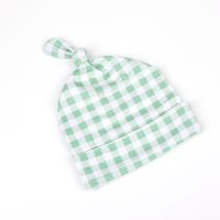 Fashion Green Plaid Baby Wrapping Cloth Swaddling Hat Quilt Suit Wholesale Nihaojewelry main image 4