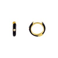 Simple Solid Color Zircon Coppe Earrings Wholesale Jewelry Nihaojewelry sku image 5