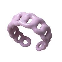 Fashion Vintage Hollow Chain Copper Drip Opening Adjustable Ring Wholesale Nihaojewelry sku image 4