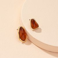 Retro Water Drop Asymmetric Earrings Wholesale Nihaojewelry sku image 3