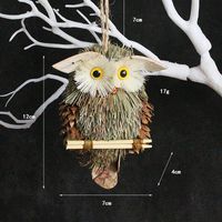Creative Owl Pendant Handicraft Decoration Wholesale Nihaojewelry sku image 2