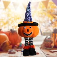 New Halloween Decorations Telescopic Pumpkin Standing Posture Doll Wholesale Nihaojewelry sku image 5