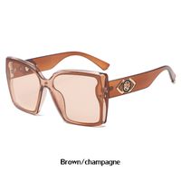 Fashion Big Frame Sunglasses Wholesale Nihaojewelry sku image 16
